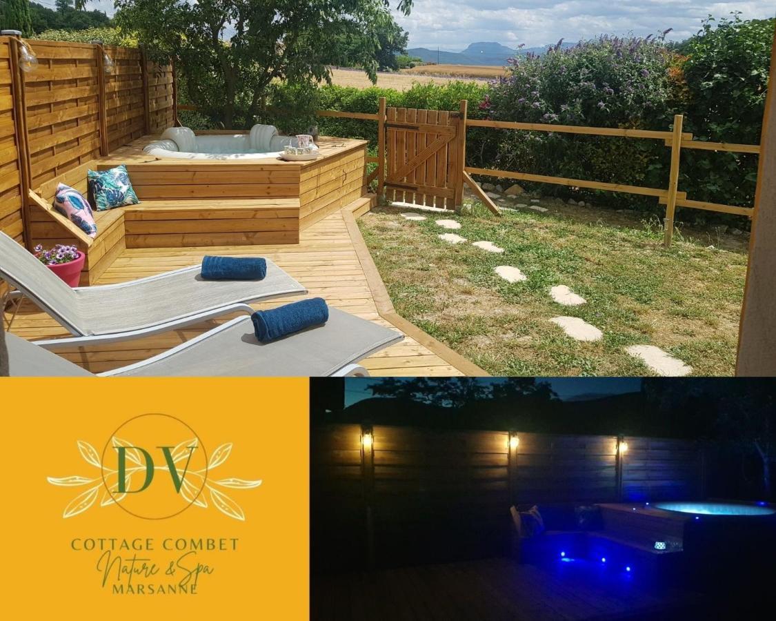 Cottage Combet Gite Climatise Avec Jacuzzi Marsanne Exterior foto