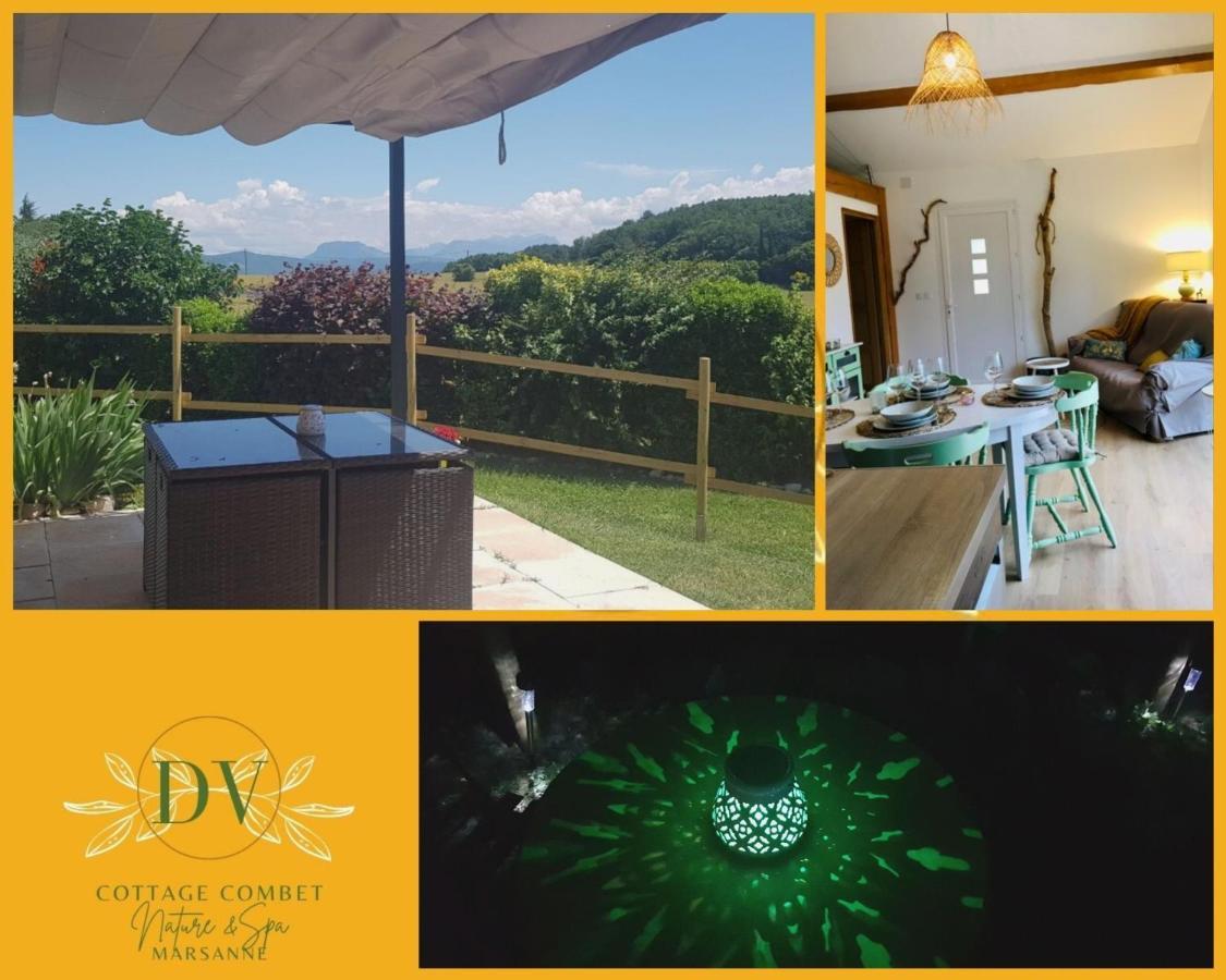 Cottage Combet Gite Climatise Avec Jacuzzi Marsanne Exterior foto